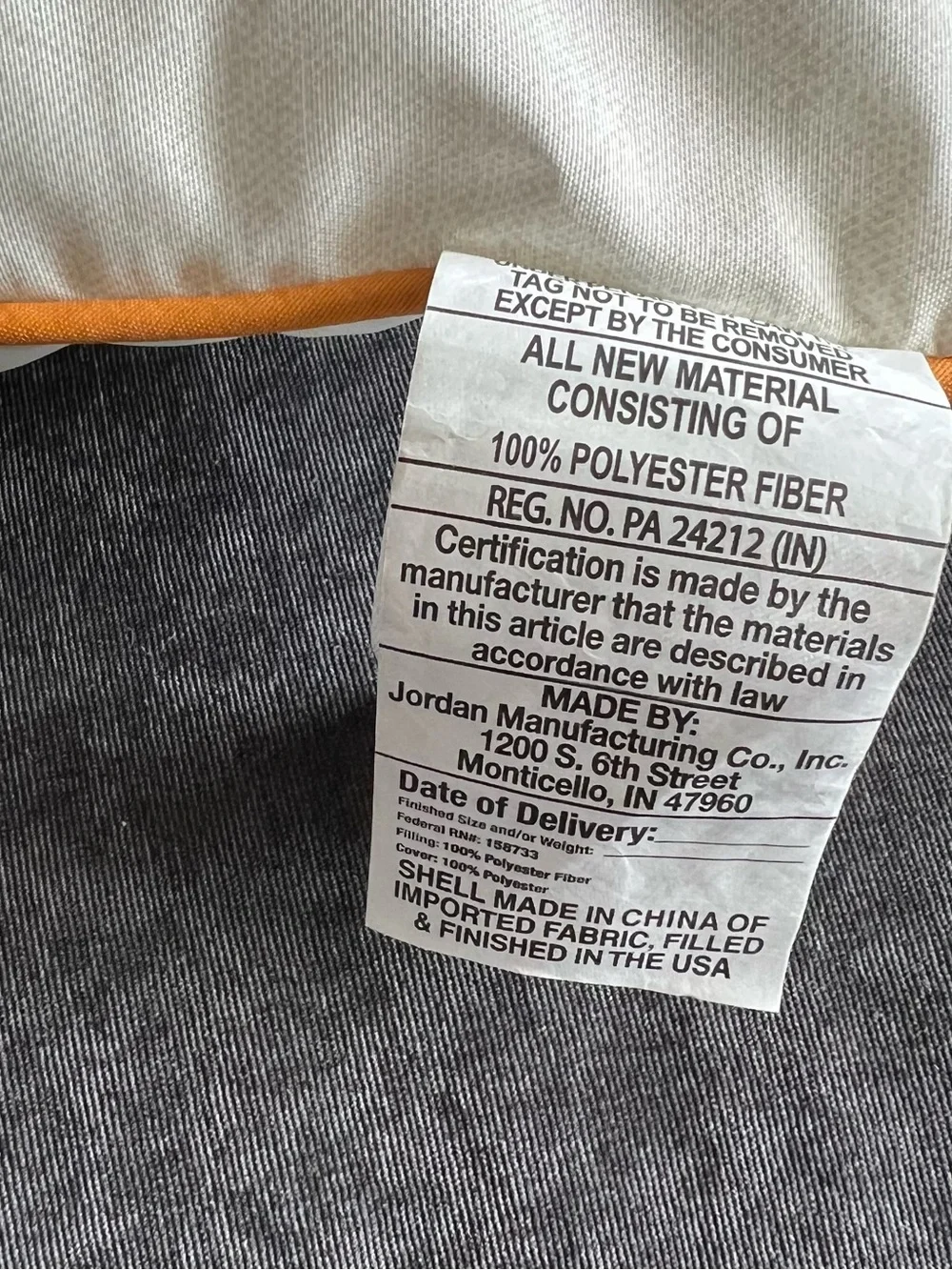 NWOT Mainstays ‘You Are My Sunshine’ Outdoor Pillow 16”x16”
